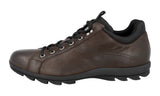 Prada Men's Brown Leather Lace-up Shoes 4E2938