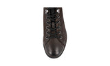 Prada Men's Brown Leather Lace-up Shoes 4E2938