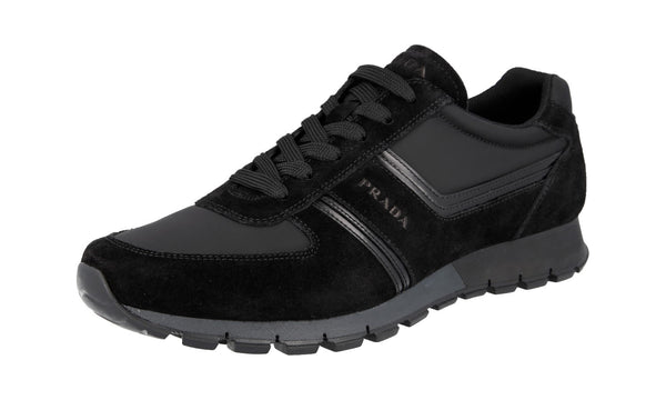 Prada Men's 4E2943 2OD7 F0002 Leather Sneaker