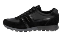 Prada Men's Black Leather Matchrace Sneaker 4E2943