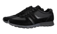 Prada Men's Black Leather Matchrace Sneaker 4E2943
