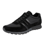Prada Men's Black Leather Prax Sneaker 4E2943