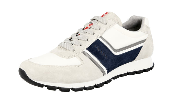 Prada Men's 4E2943 OQT F0082 Leather Sneaker