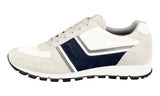 Prada Men's Grey Leather Matchrace Sneaker 4E2943