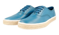 Prada Men's Blue Leather Sneaker 4E2951