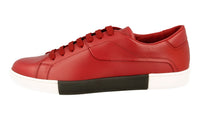 Prada Men's Red Leather Sneaker 4E2962