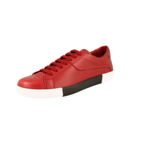 Prada Men's Red Leather Sneaker 4E2962