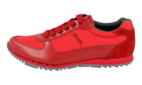 Prada Men's Red Leather Sneaker 4E2968