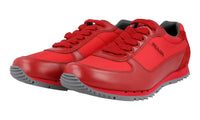 Prada Men's Red Leather Sneaker 4E2968