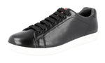 Prada Men's 4E2988 OZ7 F0002 Leather Sneaker