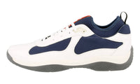 Prada Men's Multicoloured Leather Americas Cup Sneaker 4E2993