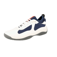 Prada Men's Multicoloured Leather Americas Cup Sneaker 4E2993