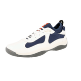 Prada Men's Multicoloured Leather Americas Cup Sneaker 4E2993