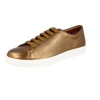 Prada Men's Bronze Buffalo Leather Sneaker 4E2996