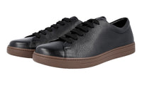 Prada Men's Black Buffalo Leather Sneaker 4E2996