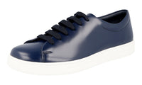 Prada Men's 4E2996 OVD F073A Brushed Spazzolato Leather Sneaker