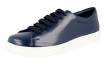 Prada Men's 4E2996 OVD F073A Brushed Spazzolato Leather Sneaker