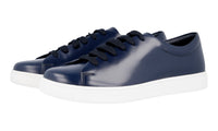 Prada Men's Blue Brushed Spazzolato Leather Sneaker 4E2996