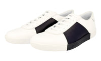 Prada Men's White welt-sewn Leather Sneaker 4E3022