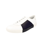Prada Men's White welt-sewn Leather Downtown Sneaker 4E3022