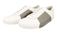 Prada Men's White Leather Sneaker 4E3022