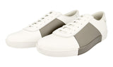 Prada Men's White Leather Downtown Sneaker 4E3022