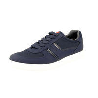 Prada Men's Blue Leather Sneaker 4E3026