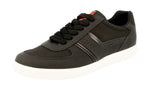 Prada Men's 4E3026 1O5N F0967 Leather Sneaker