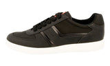 Prada Men's Black Leather Sneaker 4E3026