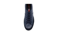 Prada Men's Blue Leather Sneaker 4E3027