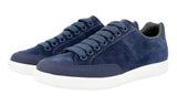 Prada Men's Blue Leather Sneaker 4E3027