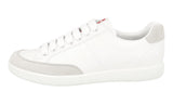 Prada Men's White Leather Sneaker 4E3027