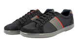 Prada Men's Blue Leather Sneaker 4E3043
