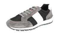 Prada Men's 4E3053 3D8C F0EGG Leather Sneaker