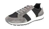 Prada Men's 4E3053 3D8C F0EGG Leather Sneaker
