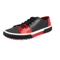 Prada Men's Black Leather Stratus Sneaker 4E3058