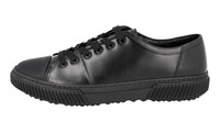 Prada Men's Black Leather Stratus Sneaker 4E3058