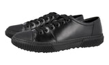 Prada Men's Black Leather Stratus Sneaker 4E3058