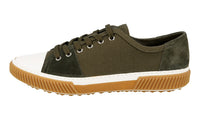 Prada Men's Green Leather Stratus Sneaker 4E3058