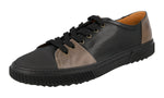 Prada Men's 4E3058 ZEI F0700 Leather Sneaker