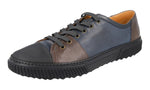 Prada Men's 4E3058 ZEI F0U5T Leather Sneaker