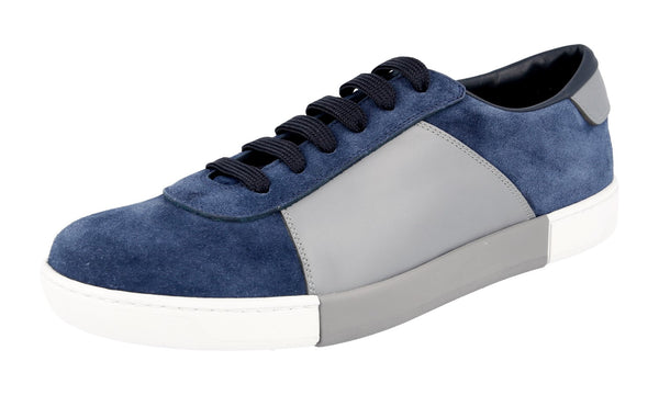 Prada Men's 4E3060 ZI6 F0JQK Leather Sneaker