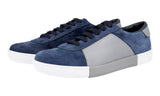 Prada Men's Blue Leather Downtown Sneaker 4E3060