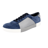 Prada Men's Blue Leather Downtown Sneaker 4E3060