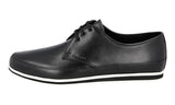 Prada Men's Black Leather Lace-up Shoes 4E3061
