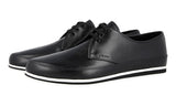 Prada Men's Black Leather St Tropez Sneaker 4E3061