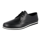 Prada Men's Black Leather St Tropez Sneaker 4E3061