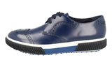 Prada Men's Blue Brushed Spazzolato Leather Stratus Sneaker 4E3069