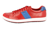 Prada Men's Red Leather Sneaker 4E3113