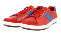 Prada Men's Red Leather Sneaker 4E3113